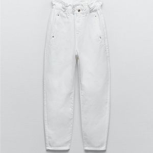 Zara paper bag jeans